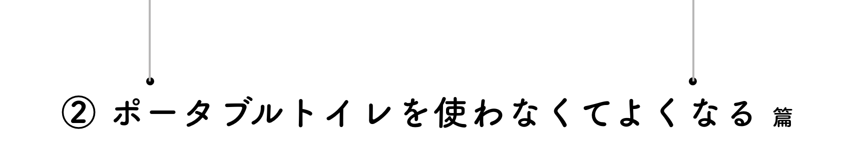 ② ポータブルトイレを使わなくてよくなる 篇